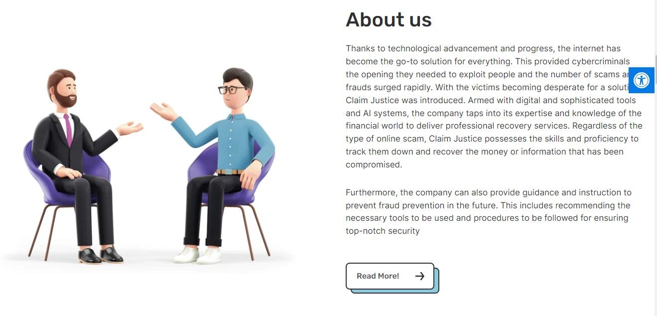 Claim Justice "About Us" Claim Justice "About Us"