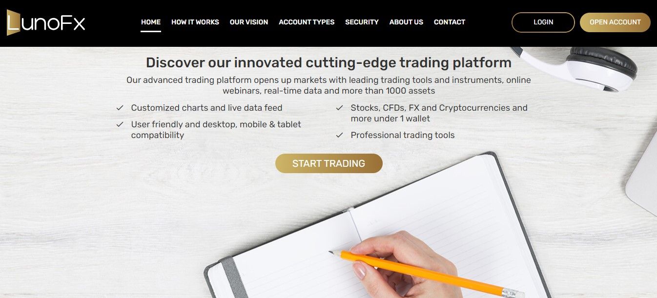LunoFX Trading Platform LunoFX Trading Platform