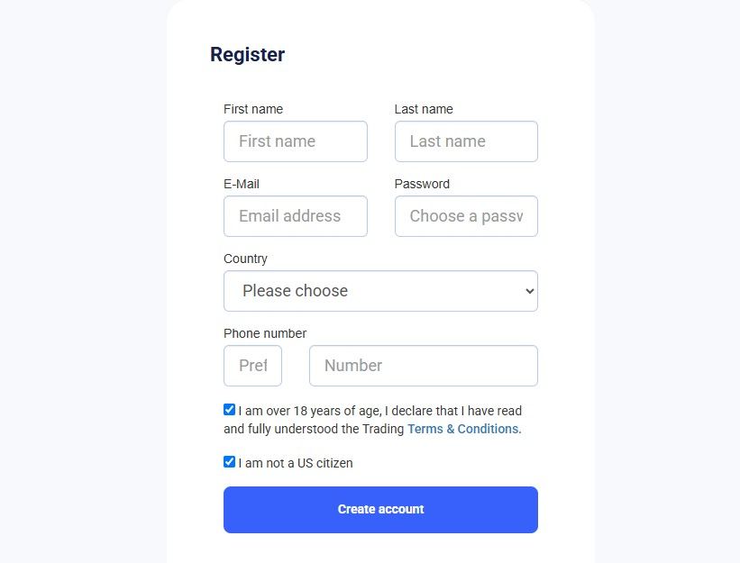 PandoraProfit Regitration Page PandoraProfit Regitration Page